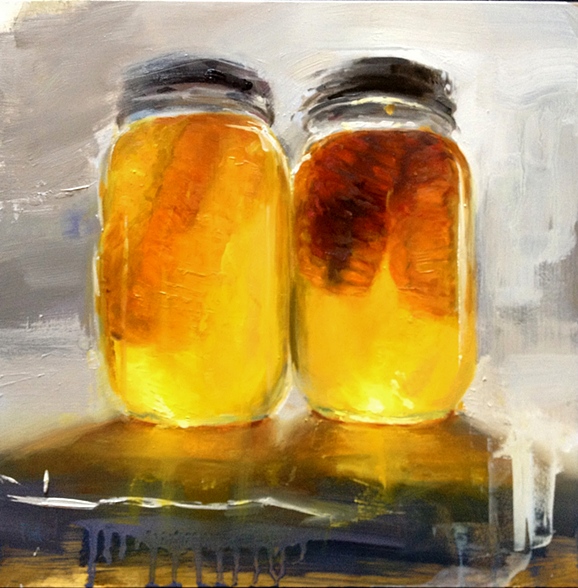 Two Honey Jars